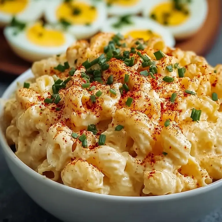 Deviled Egg Macaroni Salad Recipe
