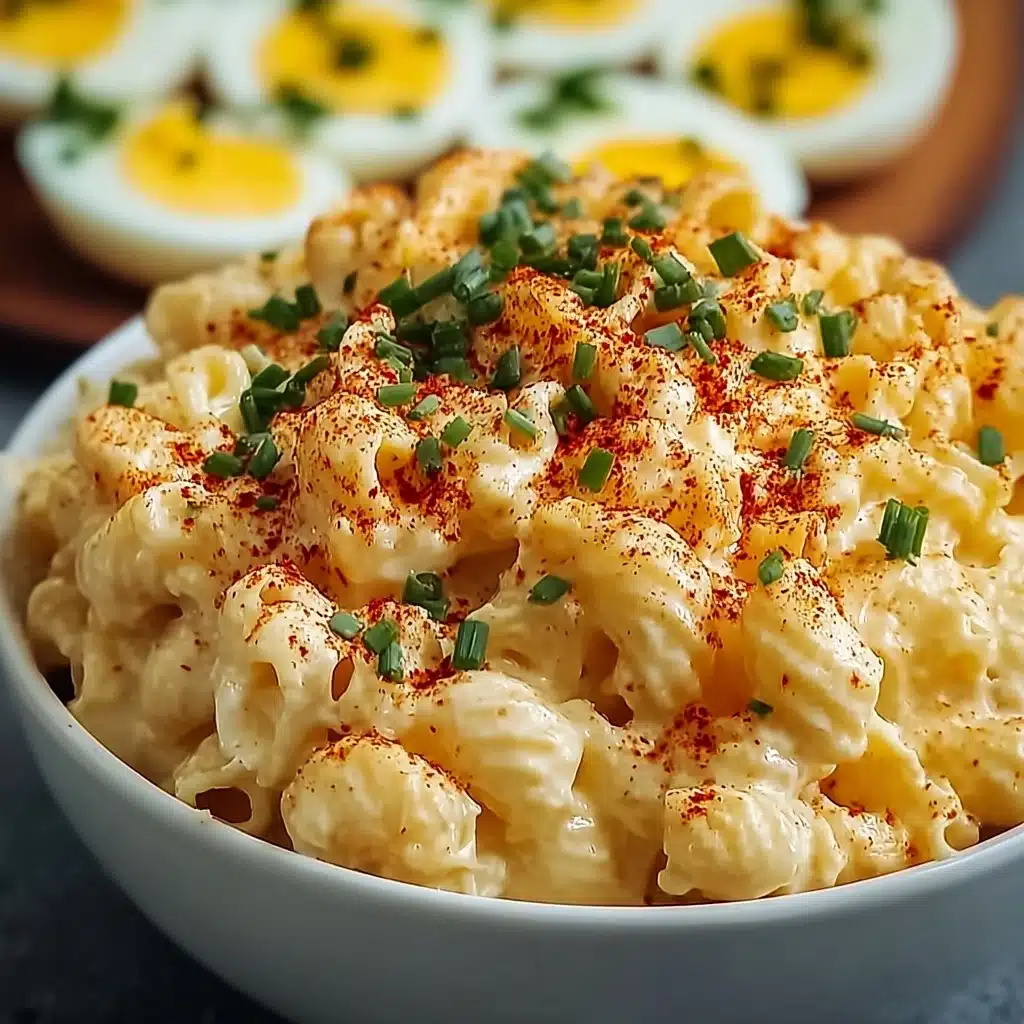 Deviled Egg Macaroni Salad Recipe - Recipe Image