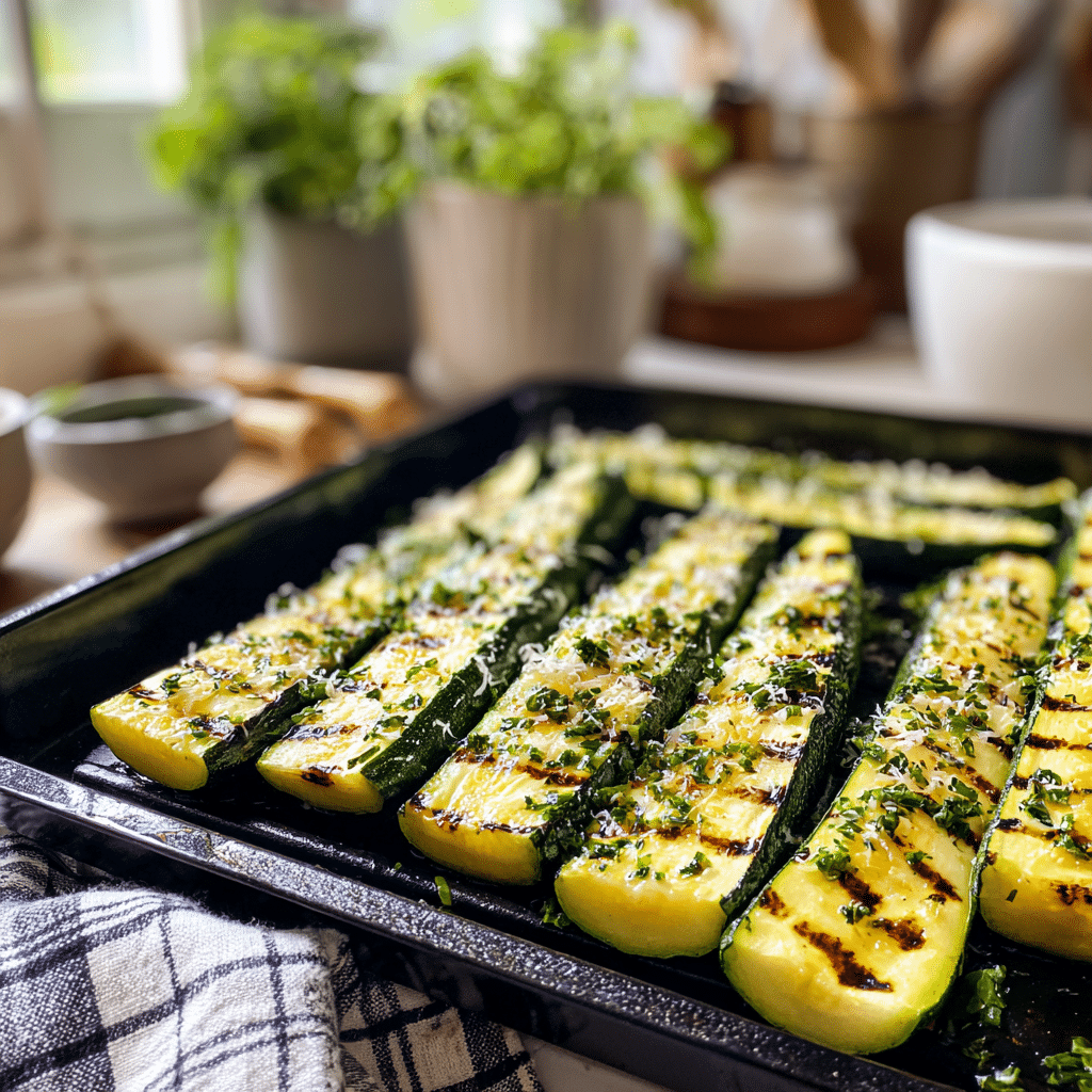 Easy Memorial Day Grilled Zucchini Recipe - Recipe Image