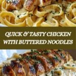 Chicken with Buttered Noodles Recipe