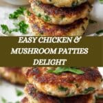 Chicken and Mushroom Patties (Kotlety) Recipe