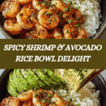 Spicy Shrimp and Avocado Rice Bowl Recipe