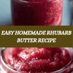 Rhubarb ButterIngredients: Recipe