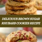 Delicious Brown Sugar Rhubarb Cookies Recipe