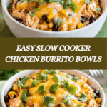 Slow Cooker Chicken Burrito Bowl Recipe