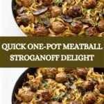 One Pot Meatball Stroganoff Recipe