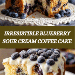 Blueberry Sour Cream Coffee Cake Recipe