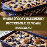 Blueberry Buttermilk Pancake Casserole Recipe