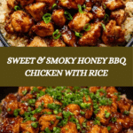 Honey BBQ Chicken Rice Recipe