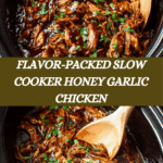 Slow Cooker Honey Garlic Chicken Recipe
