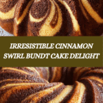 Cinnamon Swirl Bundt Cake Recipe