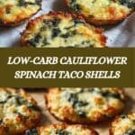 Cauliflower Spinach Taco Shells Recipe
