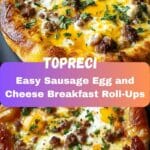 Sausage Egg and Cheese Breakfast Roll-Ups Recipe