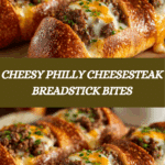 Philly Cheesesteak Stuffed Cheesy Breadsticks Recipe