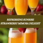 Sunrise Strawberry Mimosa Recipe