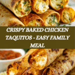 Baked Chicken Cheese Taquitos Recipe