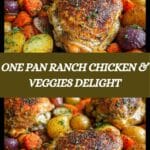 One Pan Chicken and Vegetables Dinner Recipe