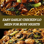Garlic Chicken Lo Mein Recipe