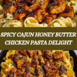 Spicy Cajun Honey Butter Chicken & Pasta Recipe