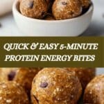 5-Minute Protein Peanut Butter Energy Bites Recipe