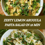 Refreshing Lemon Arugula Pasta Salad Recipe in 15 Minutes Recipe