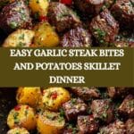 Garlic Steak Bites and Potatoes Recipe