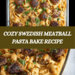 Swedish Meatball Pasta Bake Recipe