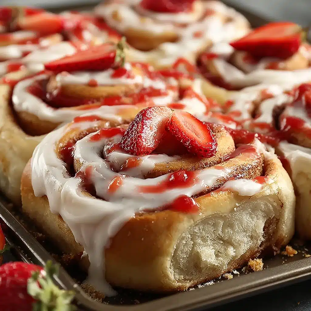 Strawberry Cheesecake Cinnabon Rolls Recipe