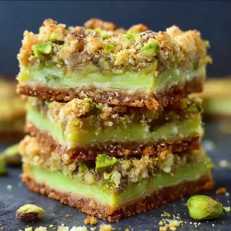 Pistachio Dream Cookie Bars Recipe