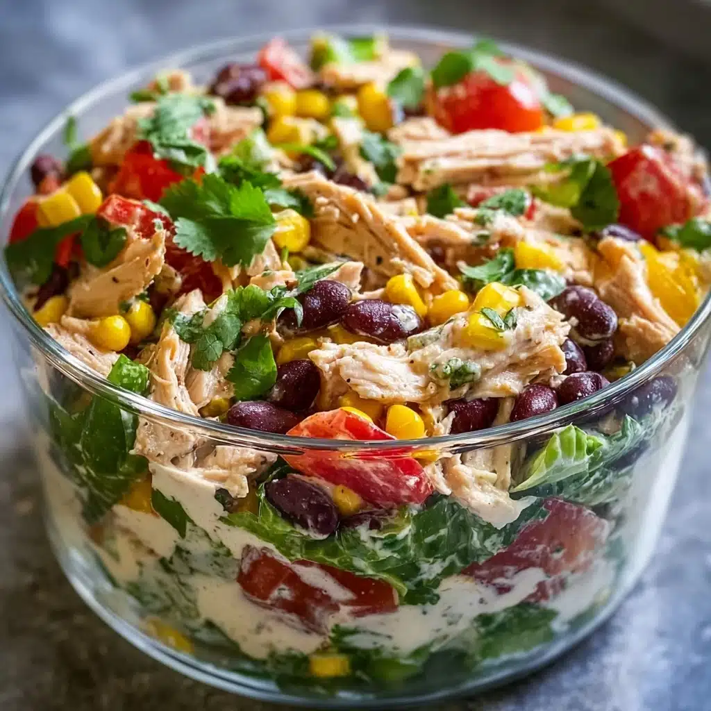Zesty Southwest Chicken Salad Recipe - Recipe Image