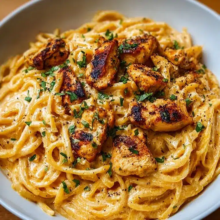 the best Cowboy Butter Chicken Linguine Recipe
