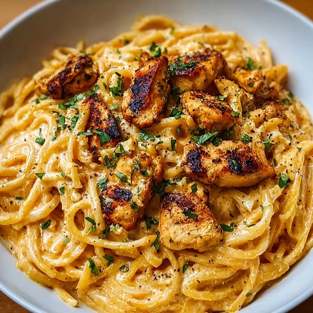 the best Cowboy Butter Chicken Linguine Recipe - Recipe Image