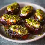 Honey Pistachio Ricotta Stuffed Dates Recipe