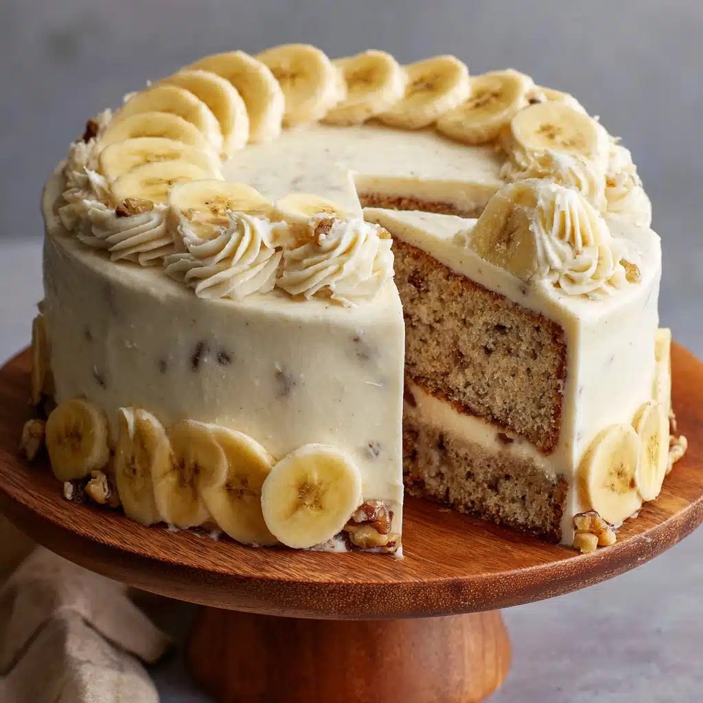 Banana Cake with Cream Cheese Frosting Recipe - Recipe Image