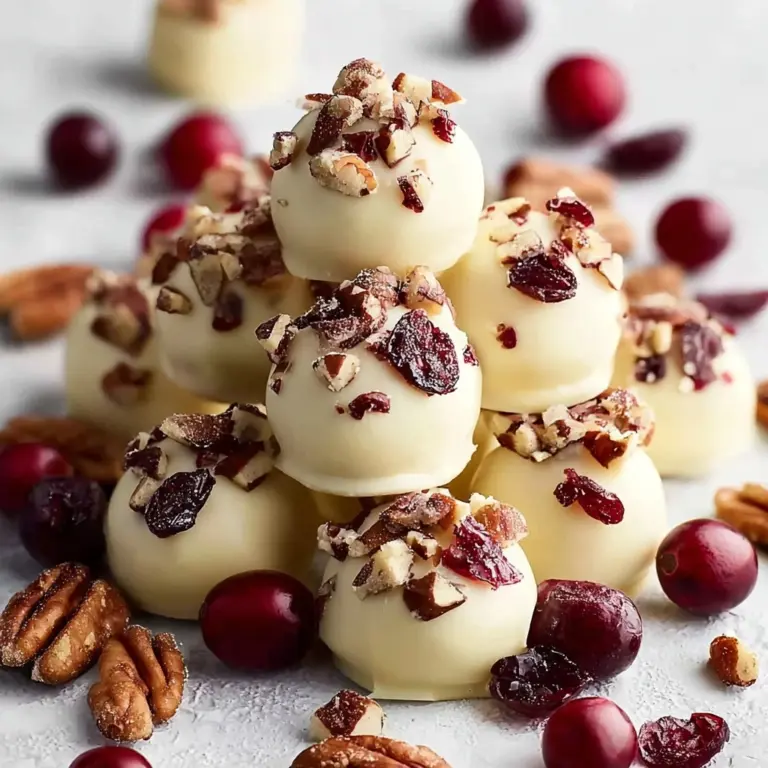 White Chocolate Cranberry Pecan Clusters Recipe