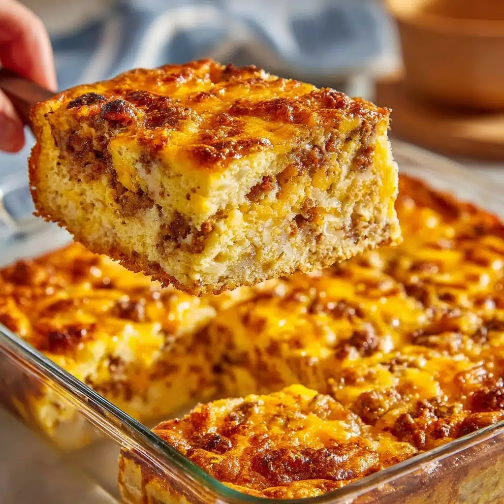 Sausage Cheese Butter Swim Biscuits Recipe - Recipe Image