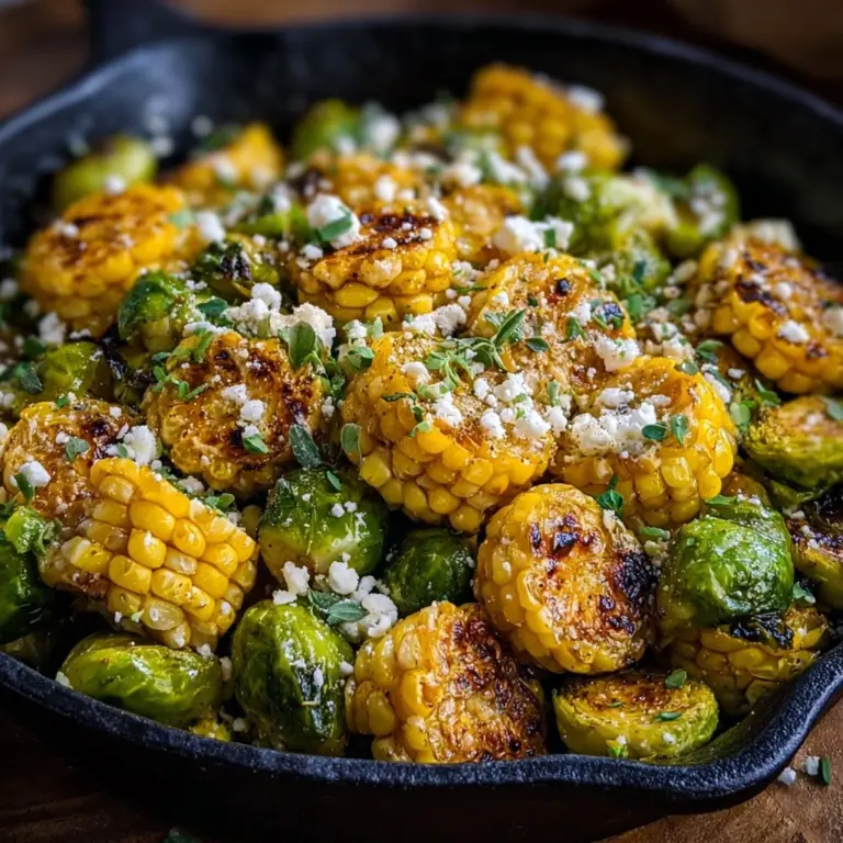 Top with Crema: Once the Brussels sprouts are roasted, drizzle the crema generously over the sprouts Recipe