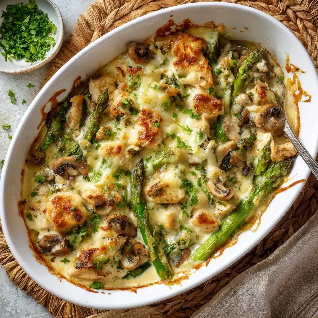 Creamy Asparagus Chicken Casserole Recipe - Recipe Image