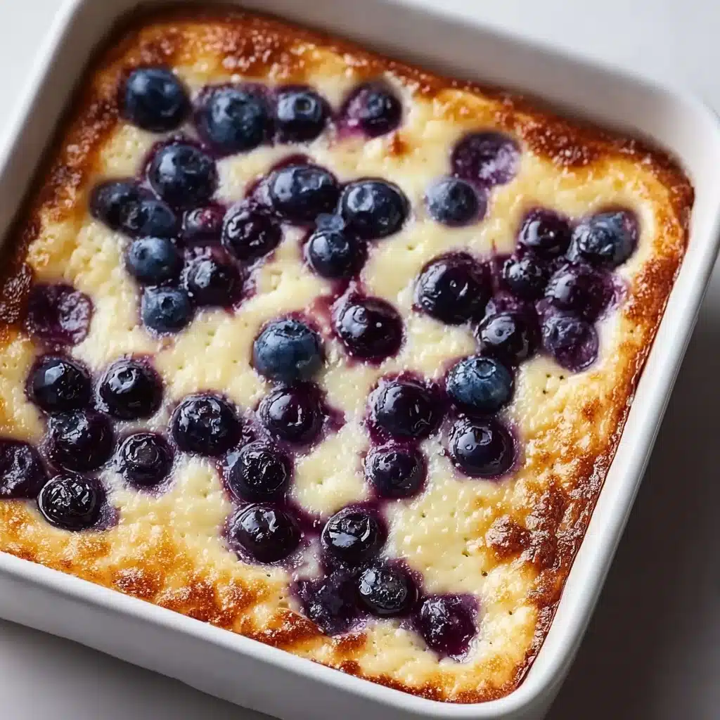 Blueberry Cottage Cheese Breakfast Bake Recipe - Recipe Image