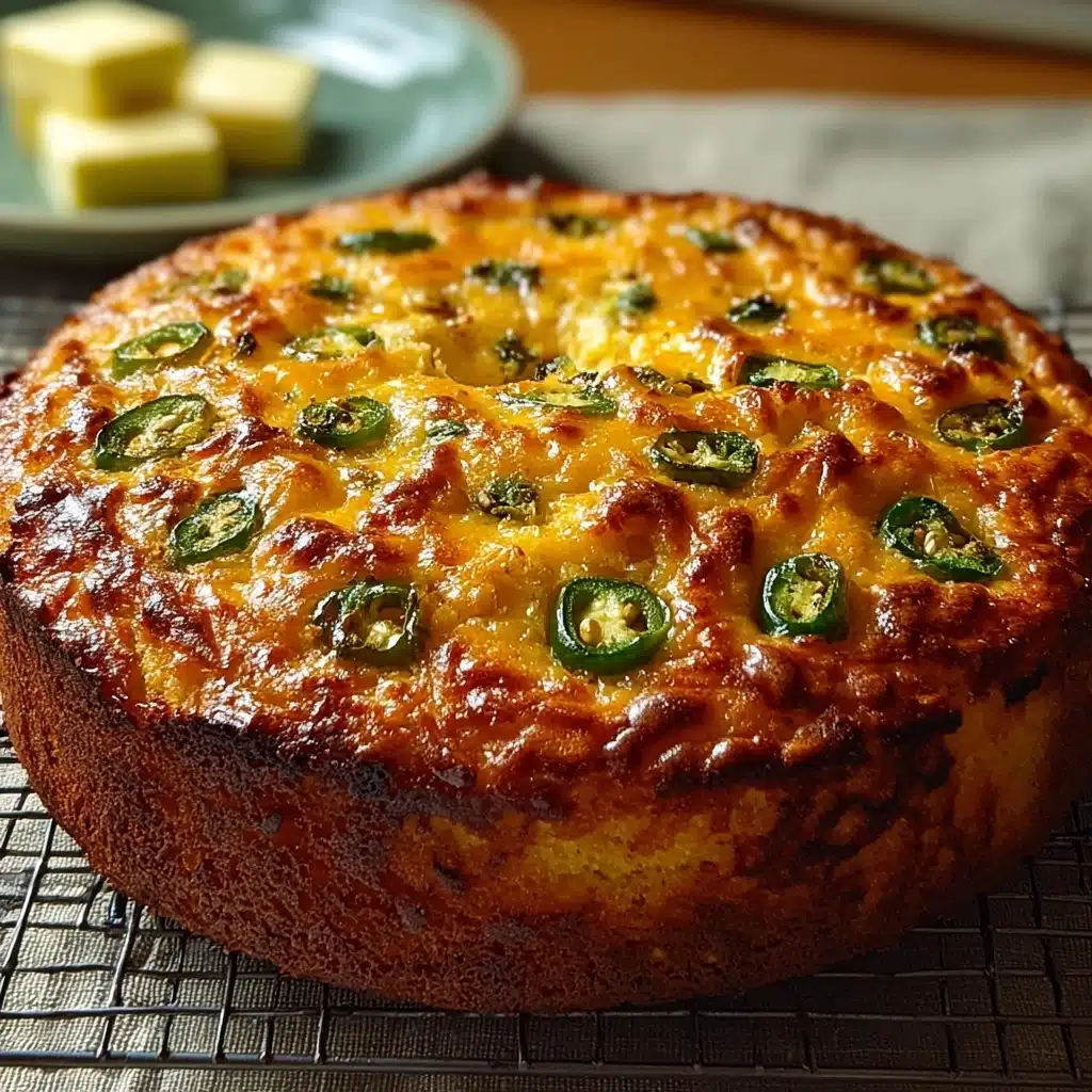 Spicy Cheddar Bliss: Jalapeno Cheddar Beer Bread Recipe - Recipe Image