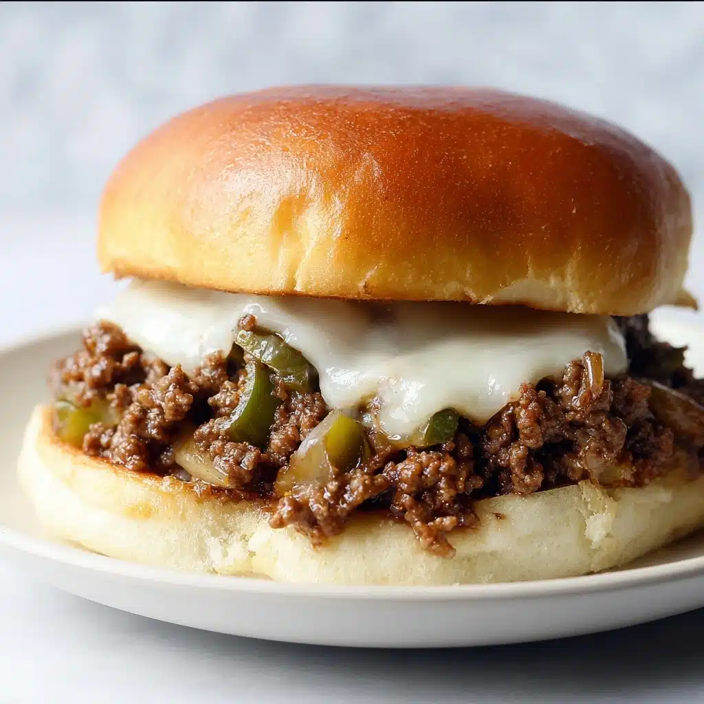Cheesesteak Style Sloppy Joes Recipe - Recipe Image