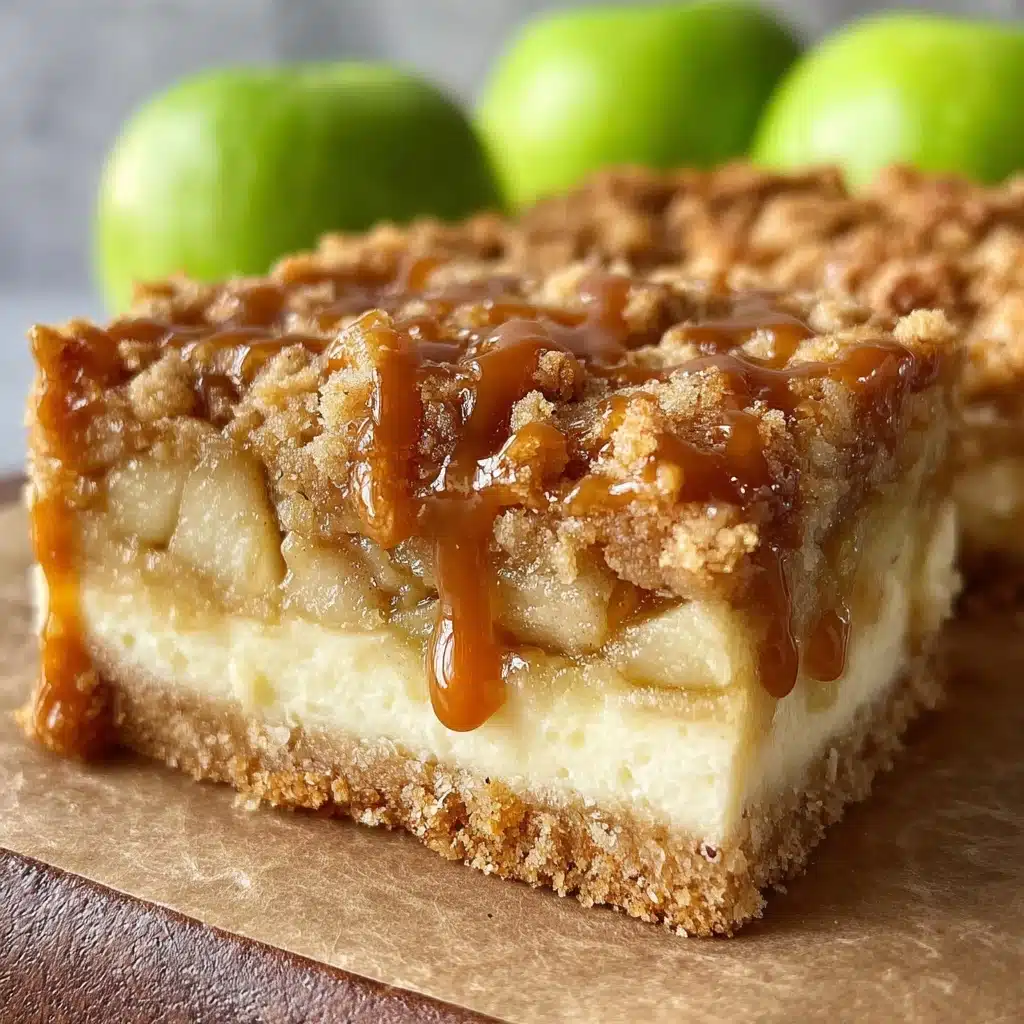 Caramel Apple Cheesecake Bars Recipe