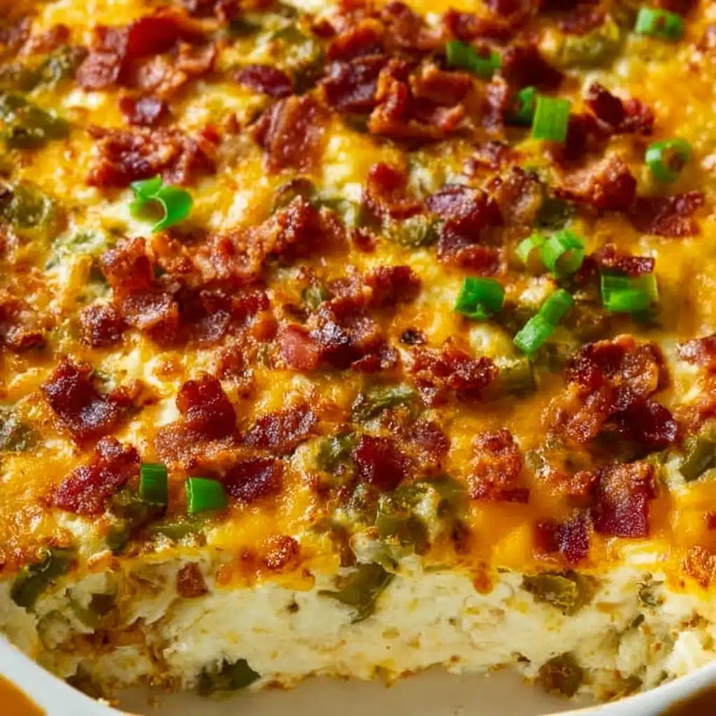 Cauliflower Jalapeno Popper Casserole Recipe - Recipe Image