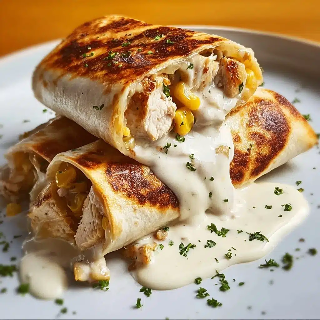 Keto Cheesy Garlic Chicken Wraps Recipe - Recipe Image