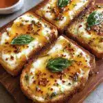 Hot Honey Garlic Bread Pizza Recipe