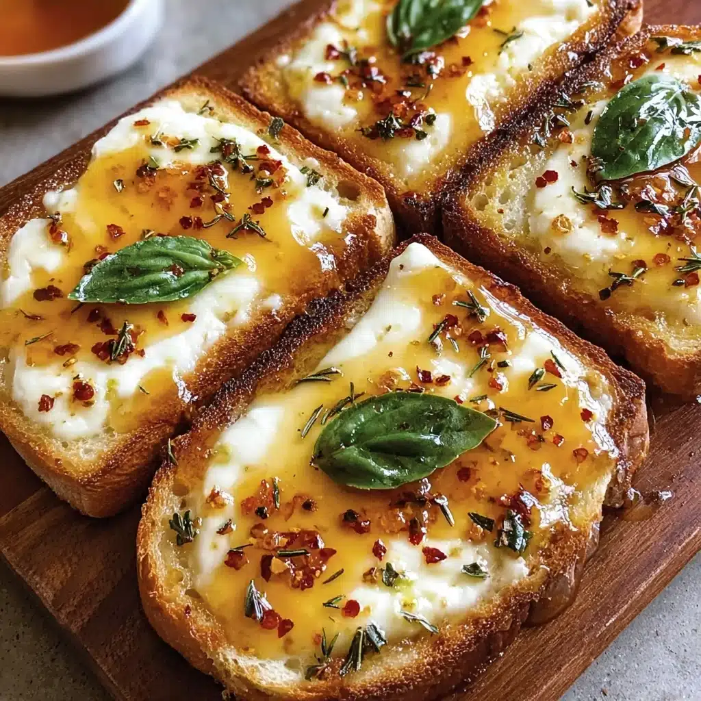 Hot Honey Garlic Bread Pizza Recipe