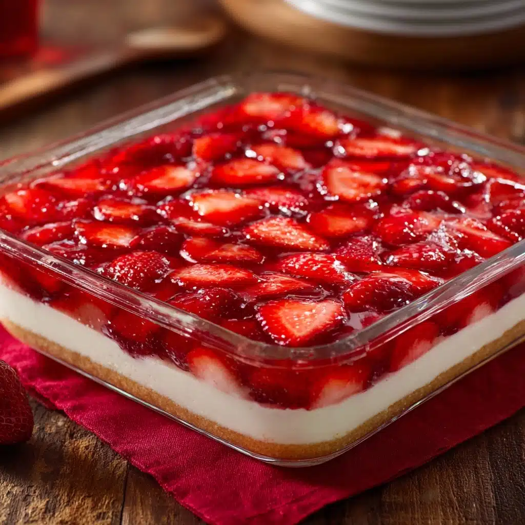 Strawberry Pretzel Salad Recipe - Recipe Image