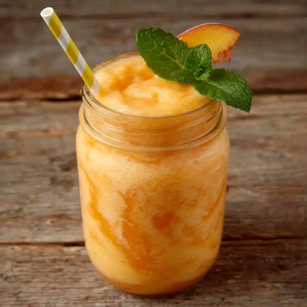Peach Lemonade Slush Recipe - Recipe Image