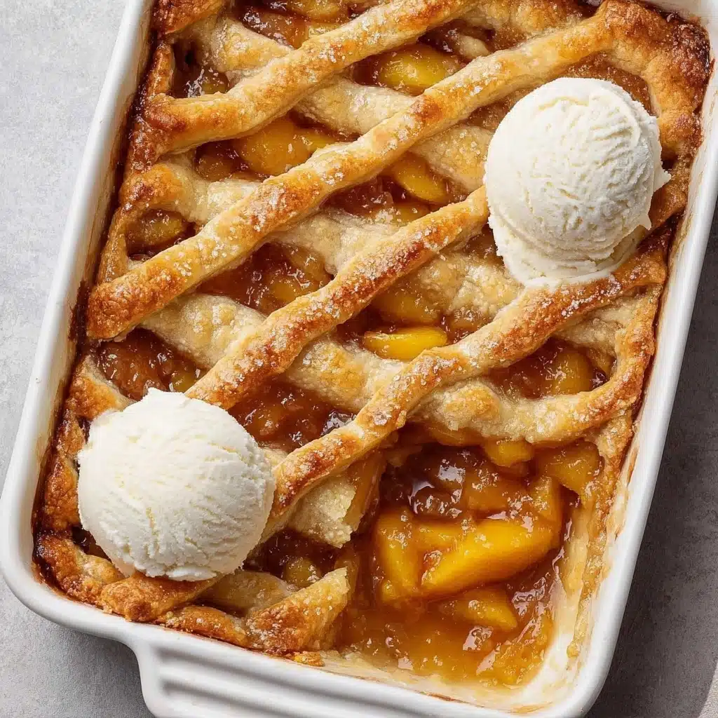 Old-Fashioned Southern Peach Cobbler Recipe