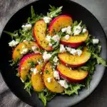 Simple Peach Feta Salad Recipe